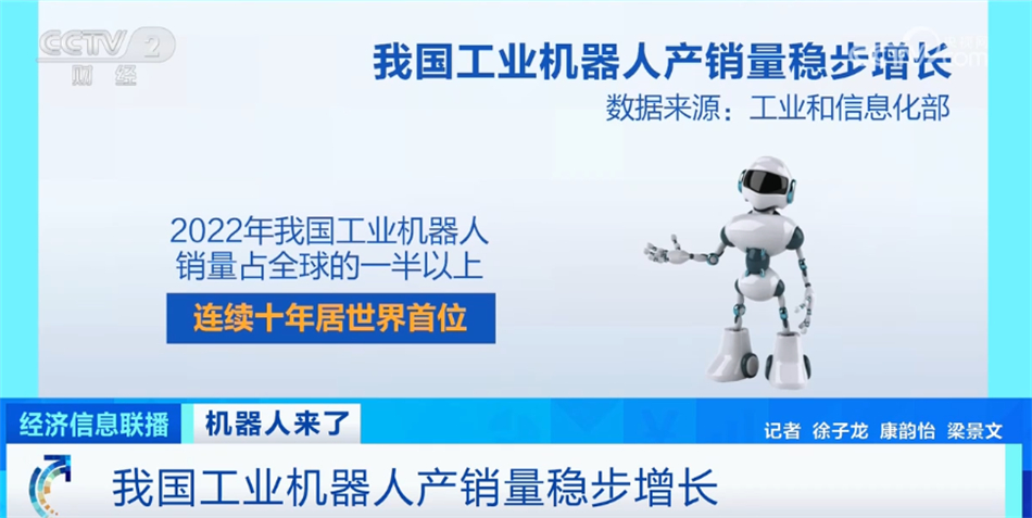 我国工业机器人产销量稳步增长参与多行业精细化生产(图3)