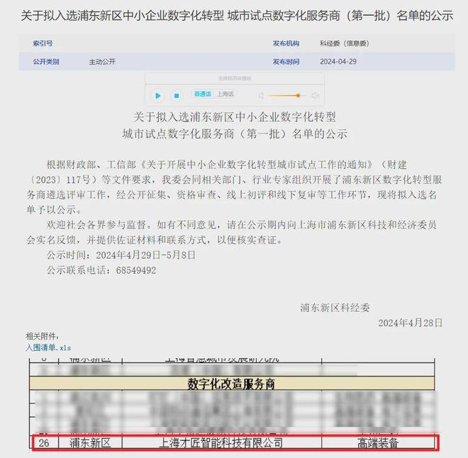 政策解读数字化试点精准扶持中小企业转型！才匠智能服务商入选(图4)