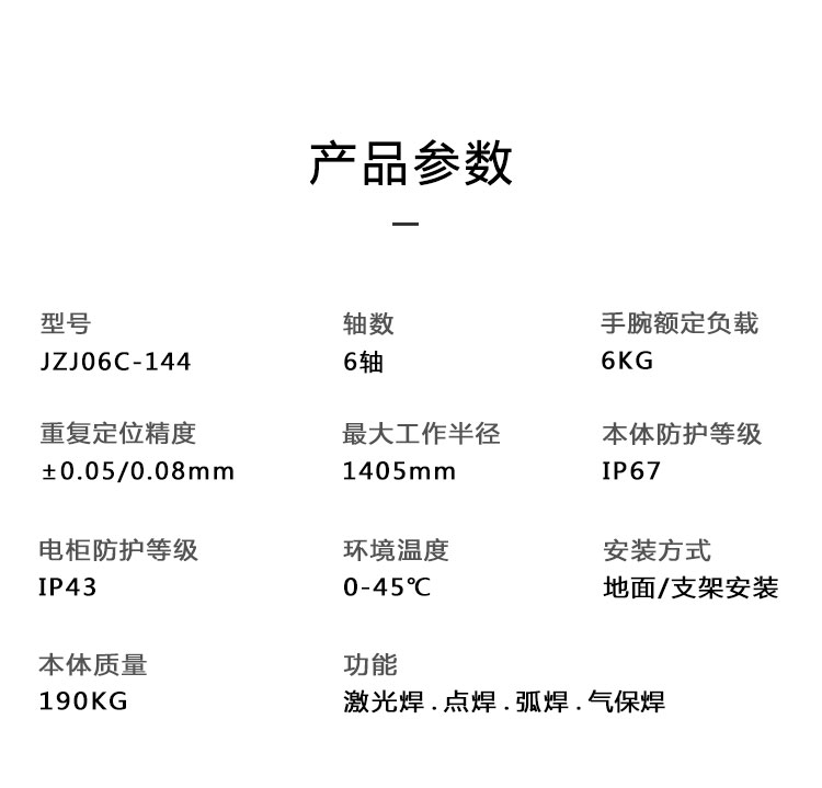 激光焊接机械手臂-六轴焊接机器人(图2)