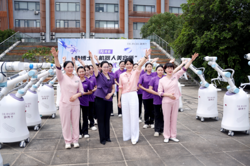 萝卜出征！美业AI机器人员工下线入职静博士引领智能服务新风尚(图2)