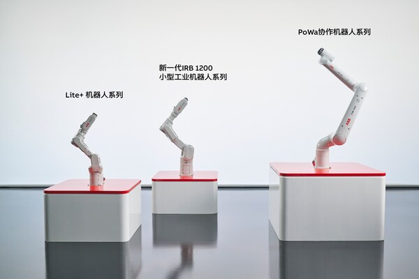 ABB推出三大全新机器人系列强化中国机器人市场领导地位(图1)