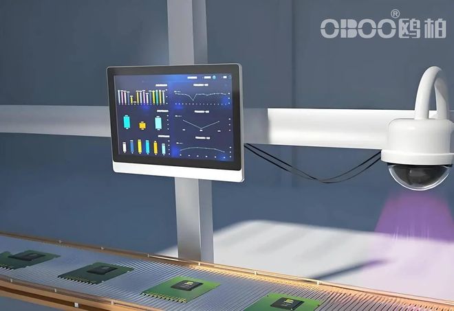 OBOO鸥柏丨110英寸国产化展示显示大屏超清嵌入式车间指示IOT技术(图4)